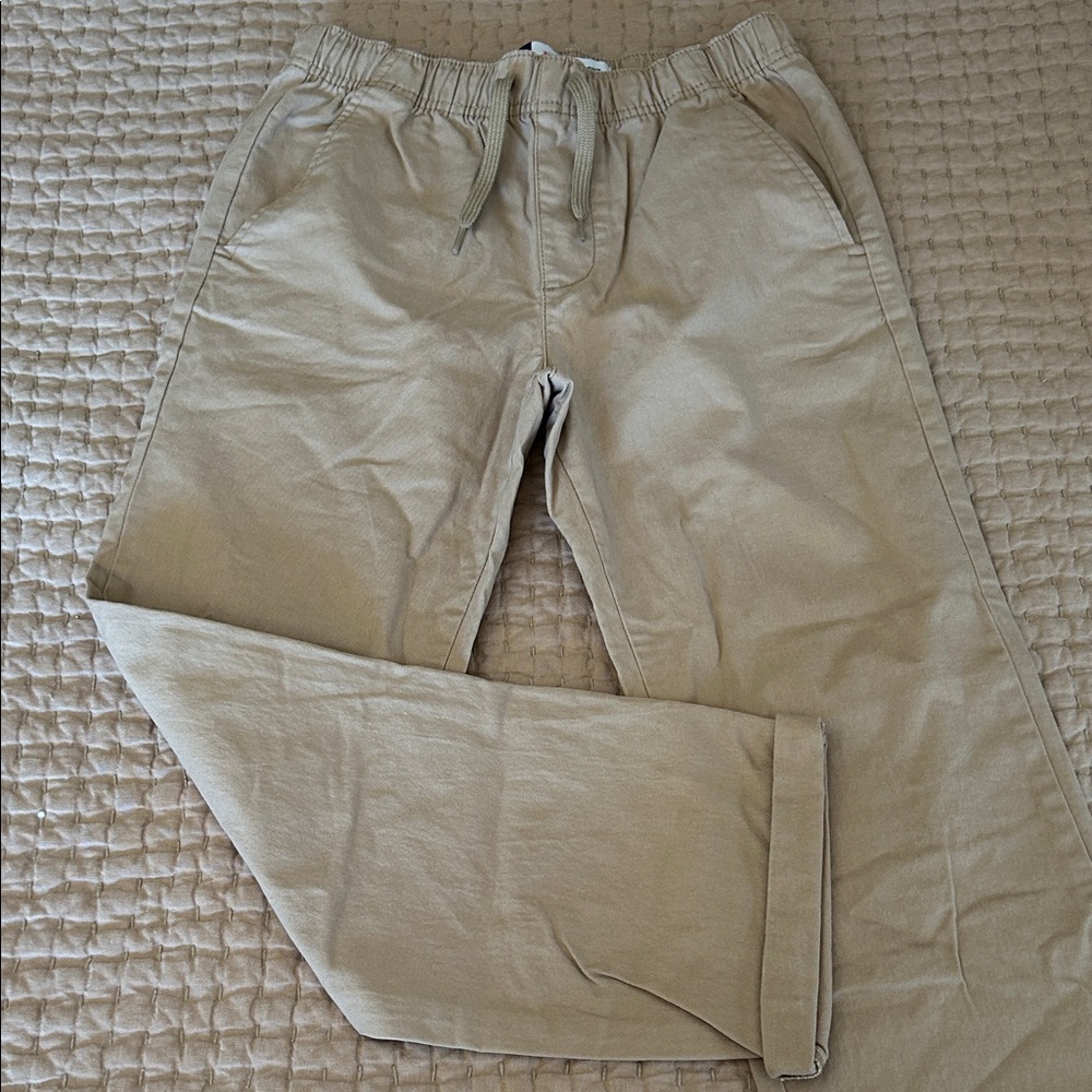 OLD NAVY Youth Boys Drawstring Straight Khakis